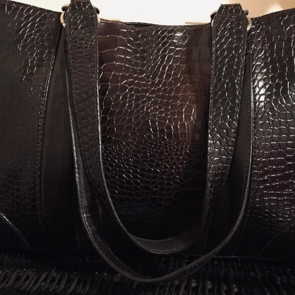 Coldwater Creek Chocolate Brown Laptop/Handbag - Picture 2 of 8